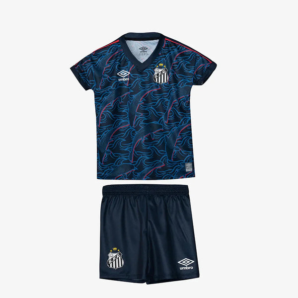 Kit Infantil Umbro Santos 2023/24 III Torcedor